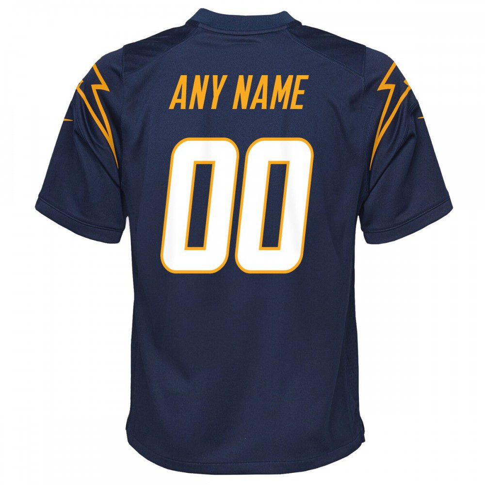 Los Angeles Chargers Nike Youth Alternate Custom Game Jersey - Navy-GridironStore